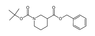 Benzyl1-Boc-piperidine-3-carboxylate structure