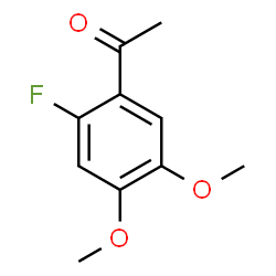 1-(2-Fluoro-4,5-dimethoxyphenyl)ethanone Structure