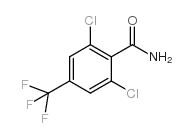 2,6-dichloro-4-(trifluoromethyl)benzamide Structure