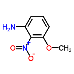 2-硝基-3-甲氧基苯胺结构式