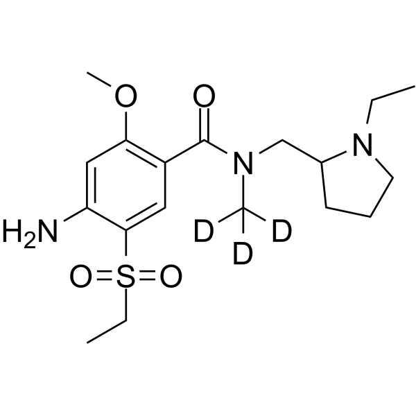 N-Methyl Amisulpride-d3 Structure