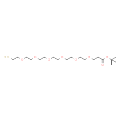 HS-PEG6-CH2CH2-Boc Structure