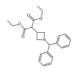 2-(1-benzhydryl-azetidin-3-yl)malonic acid diethyl ester structure