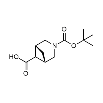 Exo-3-tert-butoxycarbonyl-3-azabicyclo[3.1.1]heptane-6-carboxylicacid Structure