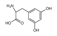 (S)-2-AMINO-3-(3,5-DIHYDROXYPHENYL)PROPANOIC ACID结构式