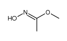 methyl N-hydroxyacetimidate Structure