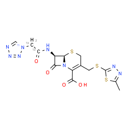 Cefazolin-13C2,15N图片