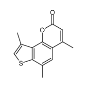 4,6,9-trimethylthieno[2,3-h]chromen-2-one Structure