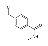 4-(氯甲基)-n-甲基苯甲酰胺结构式