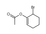 1-acetoxy-6-bromo-cyclohexene结构式