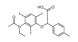 2-[3-(N-Ethylacetylamino)-2,4,6-triiodophenoxy]-2-(p-tolyl)acetic acid picture