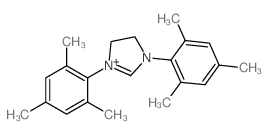 1,3-DIMESITYL-4,5-DIHYDRO-1H-IMIDAZOL-3-IUM Structure