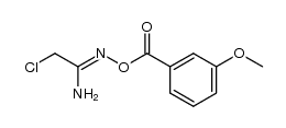 (Z)-2-chloro-N'-((3-methoxybenzoyl)oxy)acetimidamide结构式