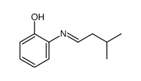 2-(3-methylbutylideneamino)phenol Structure