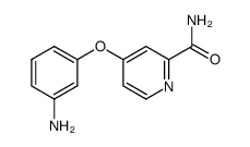 4-(3-aminophenoxy)pyridine-2-carboxamide Structure