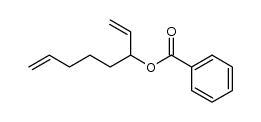 benzoic acid 1-vinyl-hex-5-enyl ester Structure