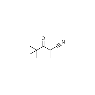 2,4,4-trimethyl-3-oxovaleronitrile Structure