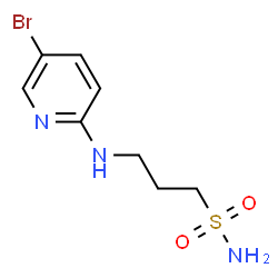 3-(5-bromo-pyridin-2-ylamino)-propane-1-sulfonic acid amide structure