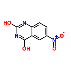 6-硝基喹唑啉-2,4-二酮结构式