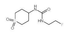 3-(1,1-dioxothian-4-yl)-1-(2-fluoroethyl)urea structure