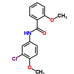 N-(3-Chloro-4-methoxyphenyl)-2-methoxybenzamide Structure