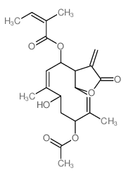 楔叶泽兰素结构式