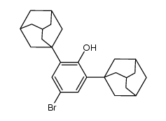 2,6-bis(1-adamantyl)-4-bromophenol结构式