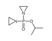 Bis(1-aziridinyl)phosphinic acid isopropyl ester Structure