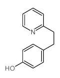 Phenol,4-[2-(2-pyridinyl)ethyl]- Structure