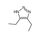 4,5-diethyl-2H-triazole Structure