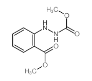 methyl 2-(2-methoxycarbonylhydrazinyl)benzoate结构式