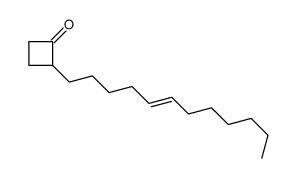 2-dodec-5-enylcyclobutan-1-one Structure