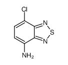 4-氨基-7-氯-2,1,3-苯并噻二唑结构式