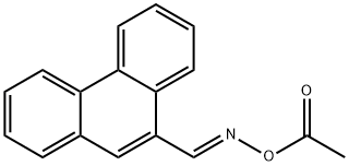 (E)-9-Phenanthrenecarbaldehyde O-acetyl oxime结构式