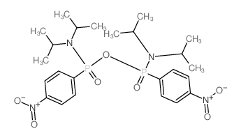 Phosphonamidic acid,N,N-diisopropyl-P-(p-nitrophenyl)-, anhydride (8CI)结构式