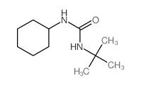 Urea,N-cyclohexyl-N'-(1,1-dimethylethyl)- Structure