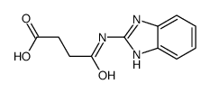 4-(1H-benzimidazol-2-ylamino)-4-oxobutanoic acid Structure