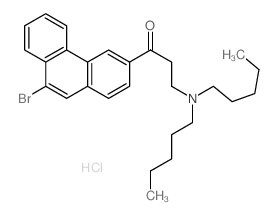 1-(9-bromophenanthren-3-yl)-3-(dipentylamino)propan-1-one Structure