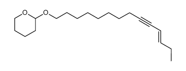 (E)-tetrahydro-2-(11-tetradecen-9-ynyloxy)-2H-pyran Structure