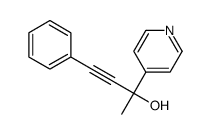 4-phenyl-2-pyridin-4-ylbut-3-yn-2-ol Structure