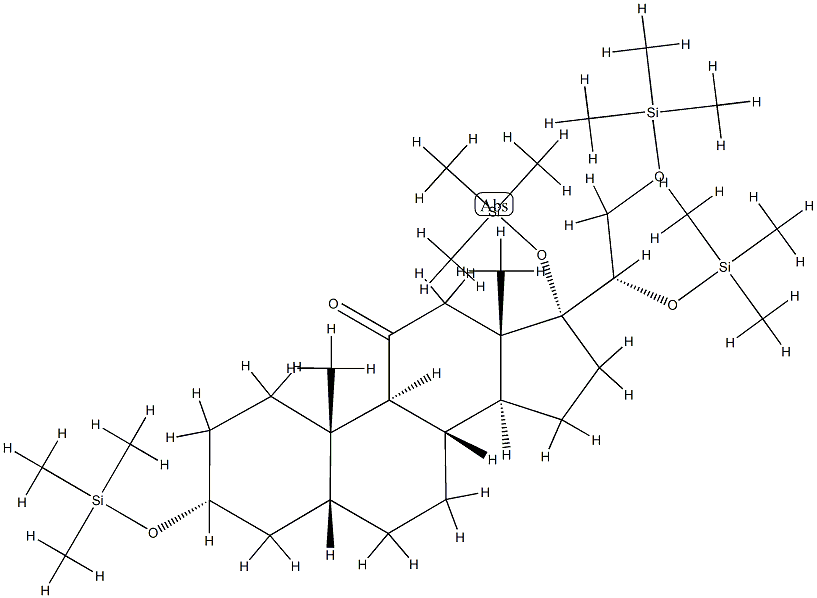 (20S)-3α,17,20,21-Tetrakis[(trimethylsilyl)oxy]-5β-pregnan-11-one picture