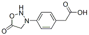 4-(5-Oxo-1,2,3-oxadiazolidin-3-yl)phenylacetic acid Structure