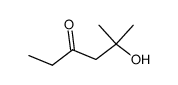 5-hydroxy-5-methylhexan-3-one Structure