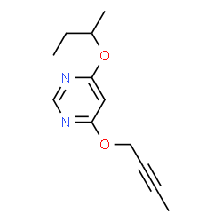 Pyrimidine, 4-(2-butynyloxy)-6-(1-methylpropoxy)- (9CI) picture