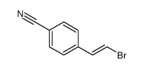 4-(2-bromoethenyl)benzonitrile Structure