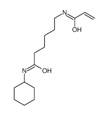 N-cyclohexyl-6-(prop-2-enoylamino)hexanamide结构式