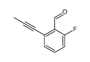 Benzaldehyde, 2-fluoro-6-(1-propynyl)- (9CI)结构式