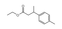 (+/-)-ethyl 3-(4-methylphenyl)butanoate Structure