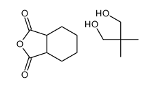 3a,4,5,6,7,7a-hexahydro-2-benzofuran-1,3-dione,2,2-dimethylpropane-1,3-diol Structure