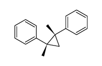 cis-1,2-Dimethyl-1,2-diphenylcyclopropan结构式